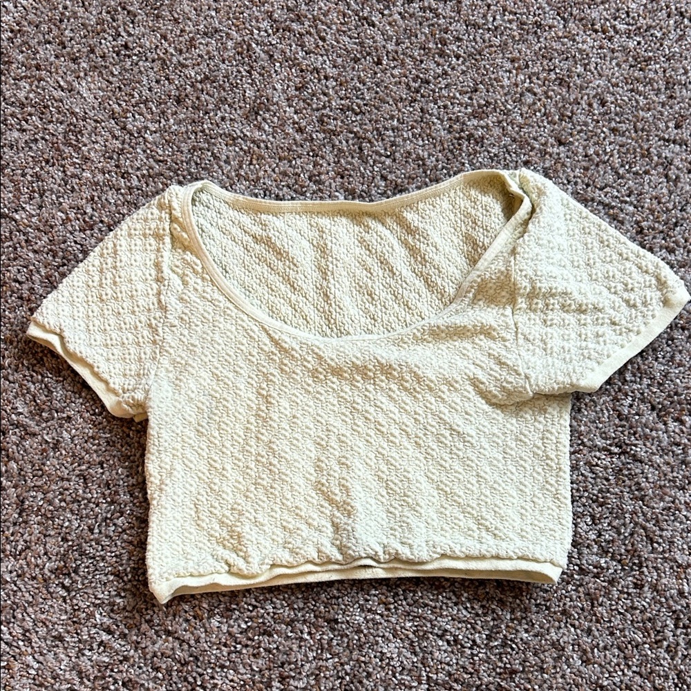 Yellow Free People Women's Top